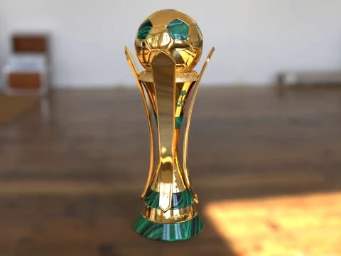 Saudi Kings Cup Trophy award -newest version -Cinematic-3D print 3D Model