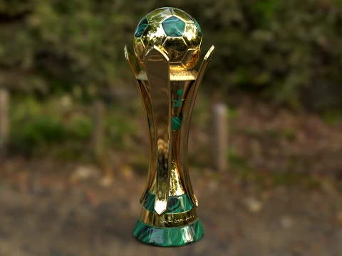 Saudi Kings Cup Trophy award -newest version -Cinematic-3D print 3D Model
