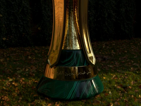Saudi Kings Cup Trophy award -newest version -Cinematic-3D print 3D Model