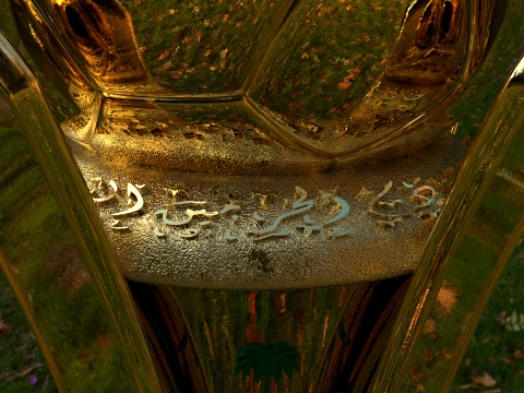 Saudi Kings Cup Trophy award -newest version -Cinematic-3D print 3D Model