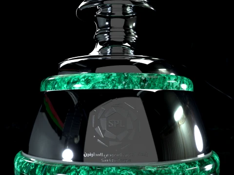 Saudi Roshn League newest Trophy award - Cinematic - 3D print 3D Model