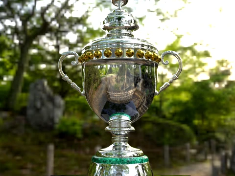 Saudi Roshn League newest Trophy award - Cinematic - 3D print 3D Model