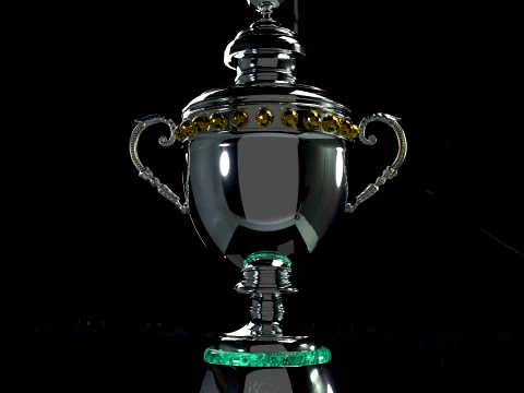 Saudi Roshn League newest Trophy award - Cinematic - 3D print 3D Model