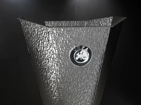 UEFA Europa league trophy award - Cinematic - 3D print 3D Model