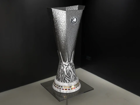 UEFA Europa league trophy award - Cinematic - 3D print 3D Model