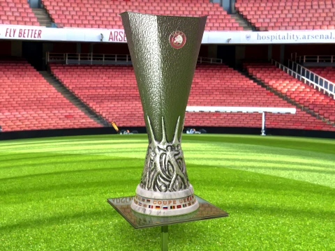 UEFA Europa league trophy award - Cinematic - 3D print 3D Model