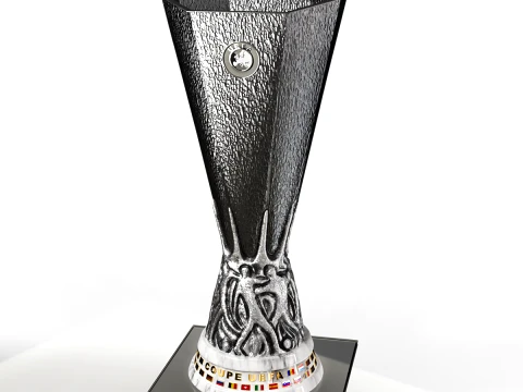 UEFA Europa league trophy award - Cinematic - 3D print 3D Model