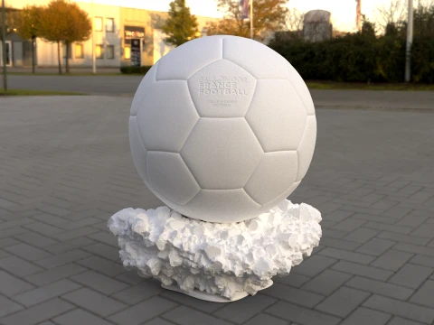 Ballon dOr France best football player - Cinematic and printable 3D Model