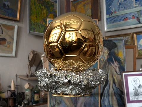 Ballon dOr France best football player - Cinematic and printable 3D Model