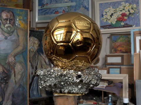 Ballon dOr France best football player - Cinematic and printable 3D Model