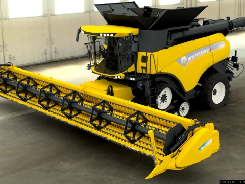 New Holland CR1090 Autodesk Inventor Professional 2018 CAD 3D Model