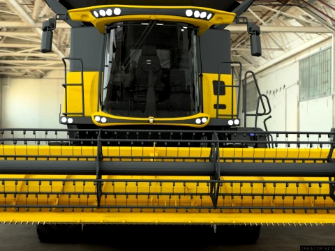 New Holland CR1090 Autodesk Inventor Professional 2018 CAD 3D Model