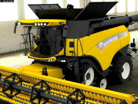 New Holland CR1090 Autodesk Inventor Professional 2018 CAD 3D Model