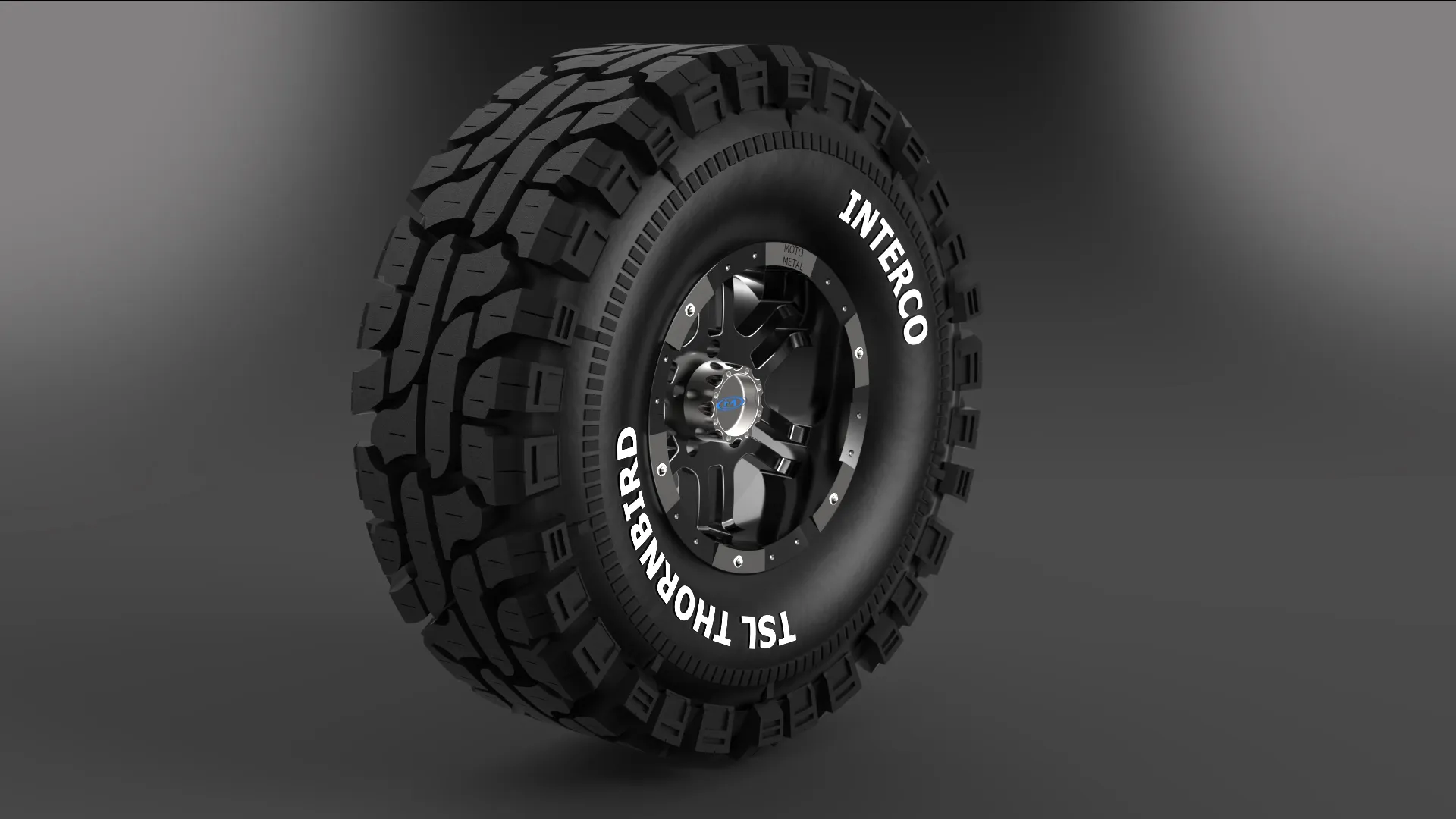 Wheel TSL THORNBIRD Offroad tires Fits 16 rims 3D Model .c4d .max .obj .3ds .fbx .stl .blend 