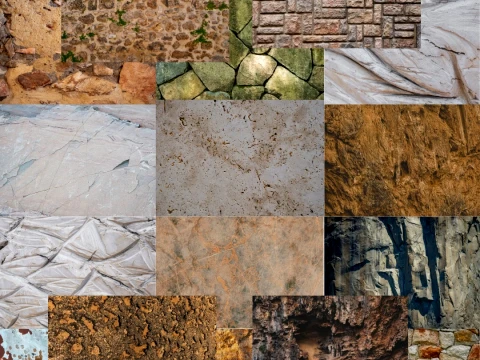 Cole&ccedil;&atilde;o de fundo de pedra &aacute;spera de superf&iacute;cie de pedra texturizada 8k Texturas CG
