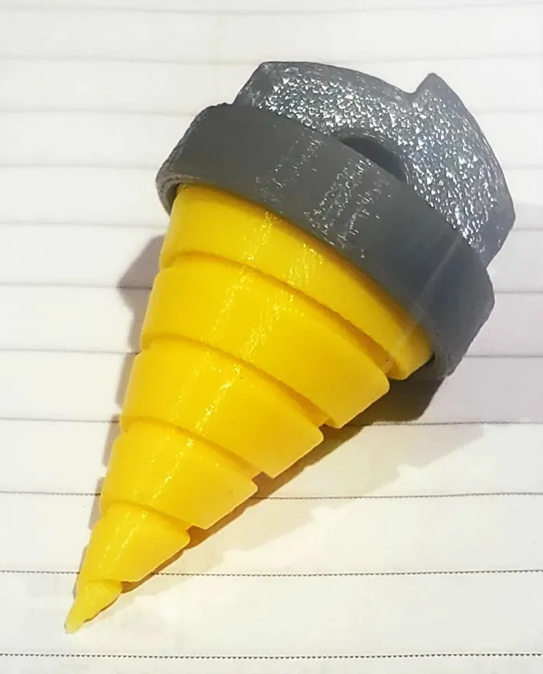 Gurren lagann core drill multi part split model files 3D Print Model .c4d .max .obj .3ds .fbx .stl .blend 