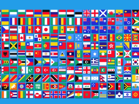 Real Flags SVG Pack for Game Developers 3D Model