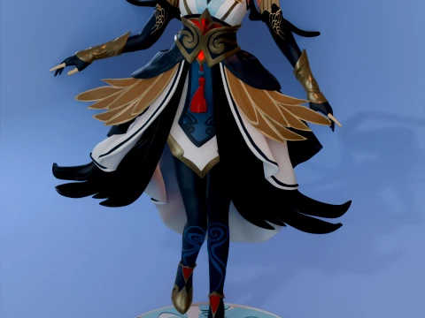 Guinevere Lady Crane MLBB 3D Print Model