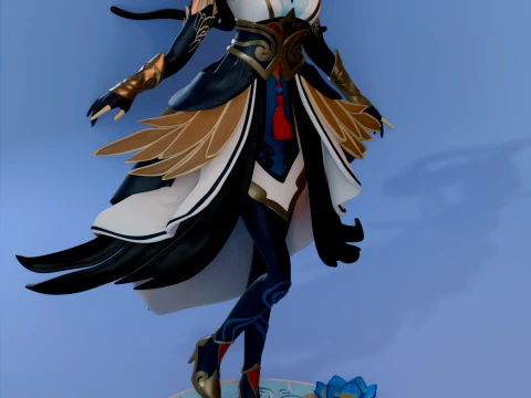 グィネヴィア・レディ・クレーン MLBB 3Dプリントモデル