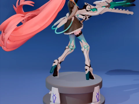 Layla Miss Hikari MLBB 3D Print Model