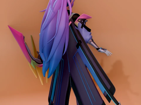 Miya Atomic Pop MLBB 3D Print Model