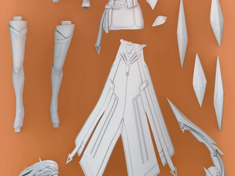Miya Atomic Pop MLBB 3D Print Model