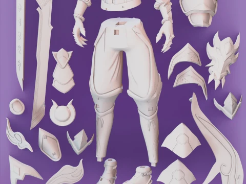 修羅ハヤブサ MLBB 3Dプリントモデル
