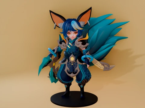 Nana Aqua Pure MLBB 3D Print Model