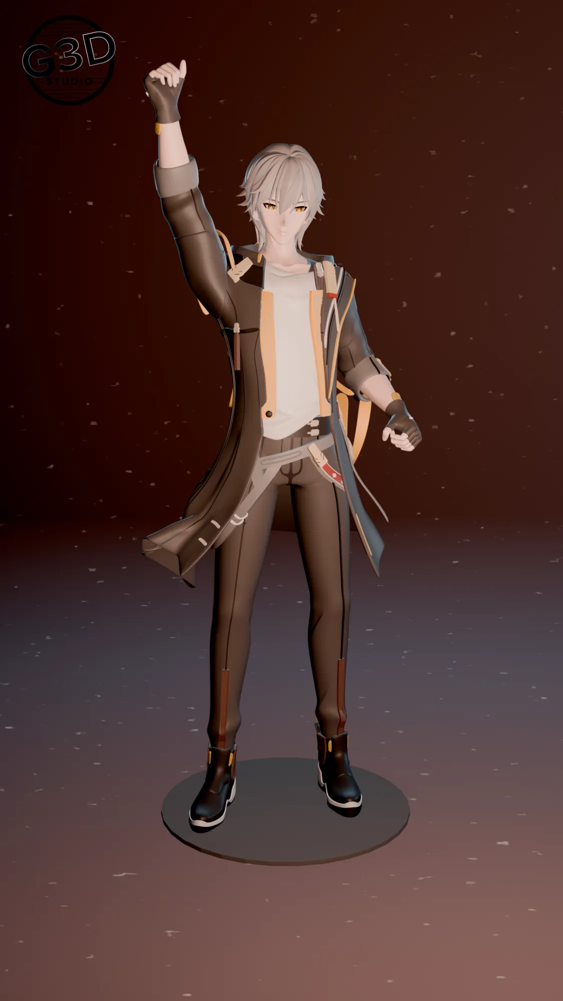 カエルス本海スターレール 3Dプリントモデル .c4d .max .obj .3ds .fbx .stl .blend 