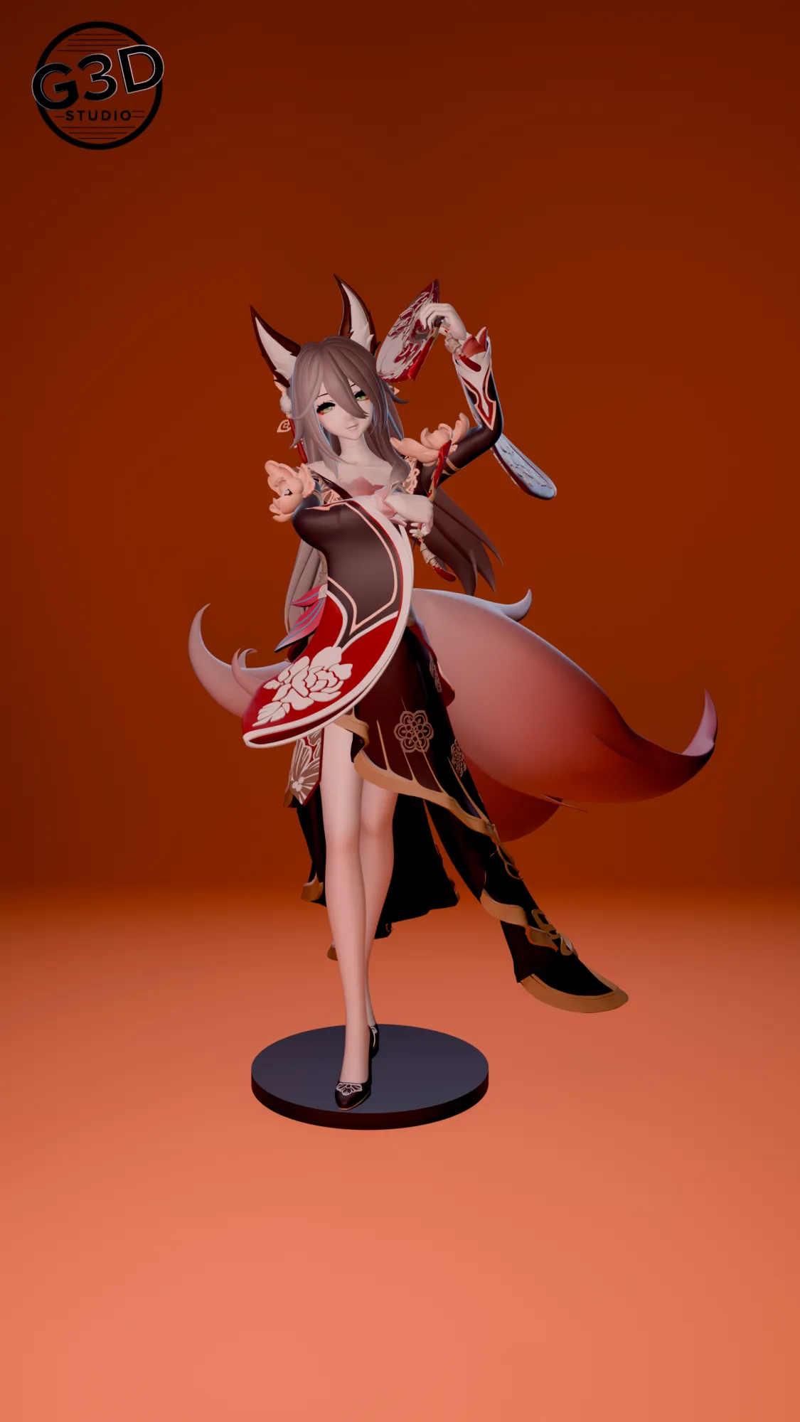 Fugue Honkai Star Rail 3D Print Model .c4d .max .obj .3ds .fbx .stl .blend 