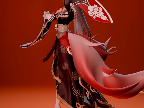 Fugue Honkai Star Rail 3D Print Model