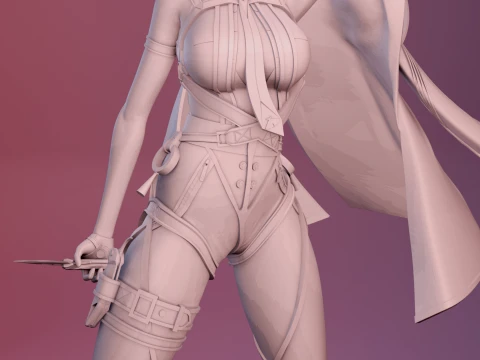 Evelyn Zenless Zone Zero 3D Print Model