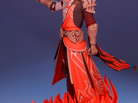 Trilho estrela Mydei Honkai Modelo de Impressão 3D