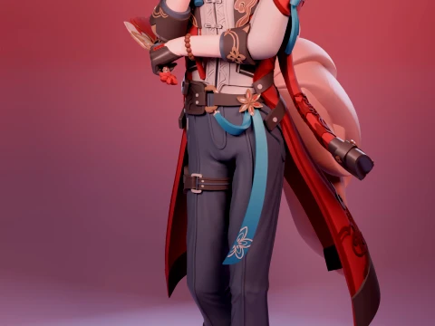 Jiaoqiu Honkai Star Rail 3D Print Model