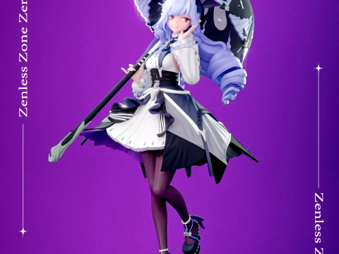 Vivian Zenless Zone Zero 3D Print Model