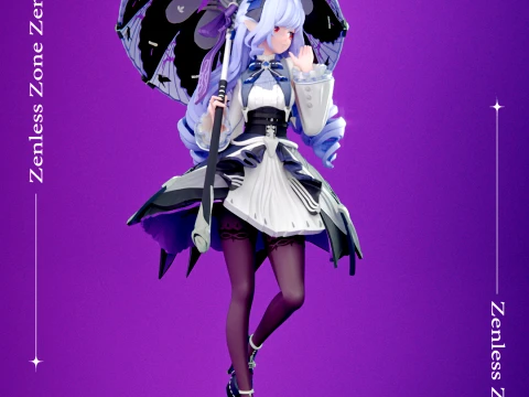 Vivian Zenless Zone Zero 3D Print Model