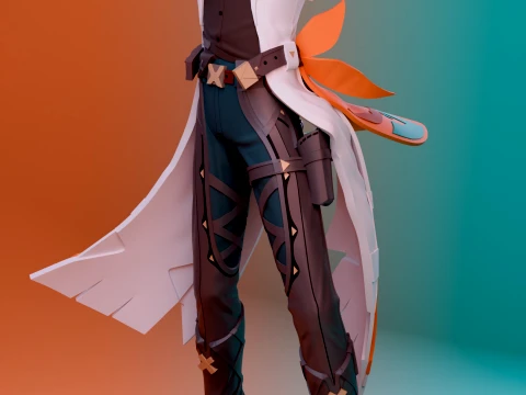 Ifa Genshin Impact 3D Print Model