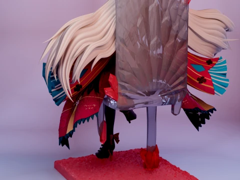 Carlotta Wuthering Waves 3D Print Model