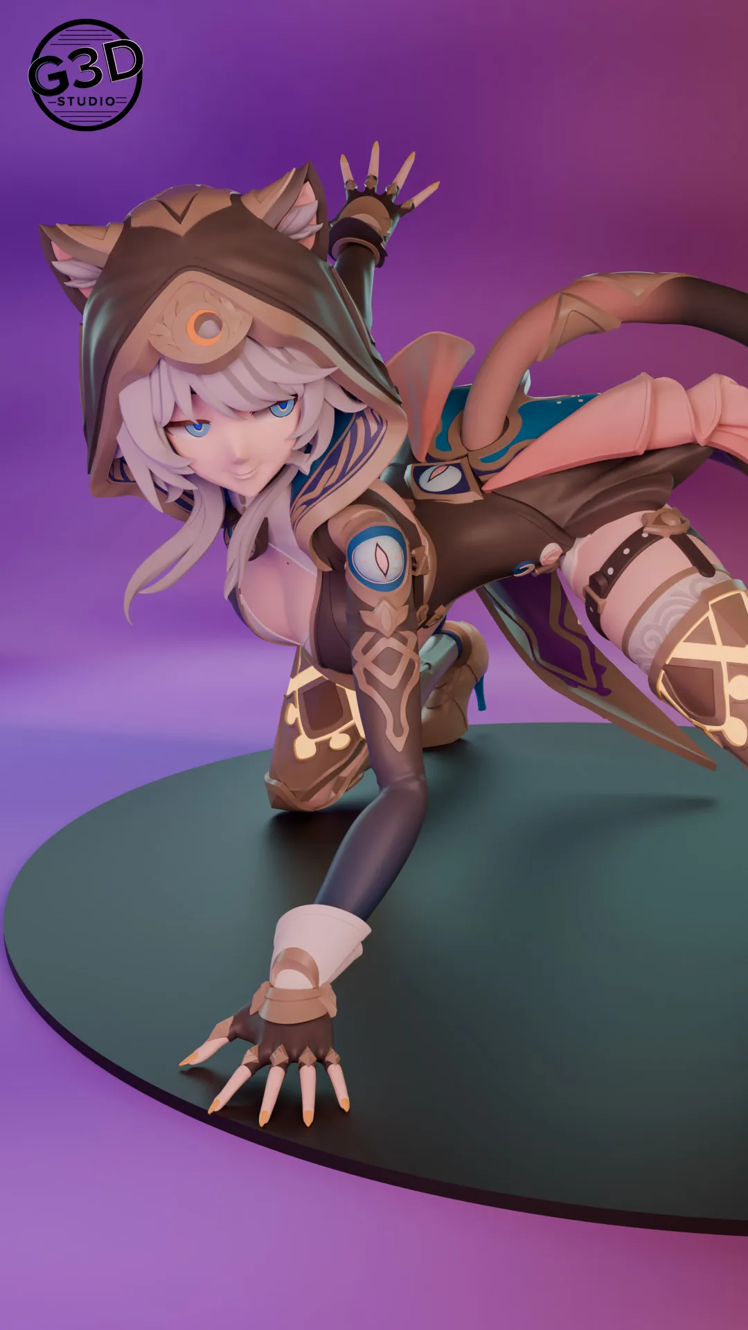 Cipher Honkai Star Rail 3D Print Model .c4d .max .obj .3ds .fbx .stl .blend 
