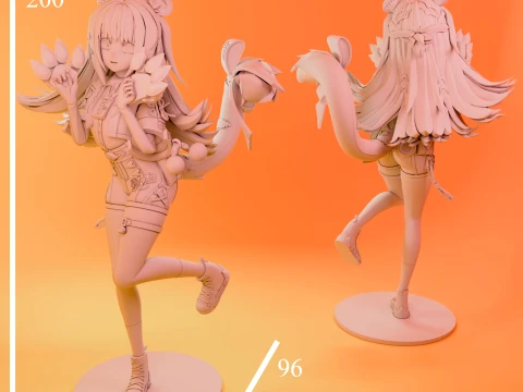 Ju Fufu Zona Zenless Zero Modelo de Impressão 3D