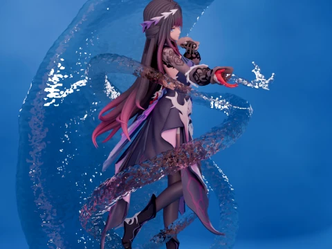 Hysilens Honkai Star Rail 3D Print Model