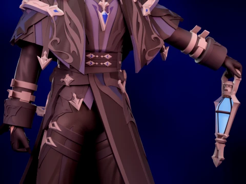 Impacto de Flin Genshin Modelo de impresión 3D