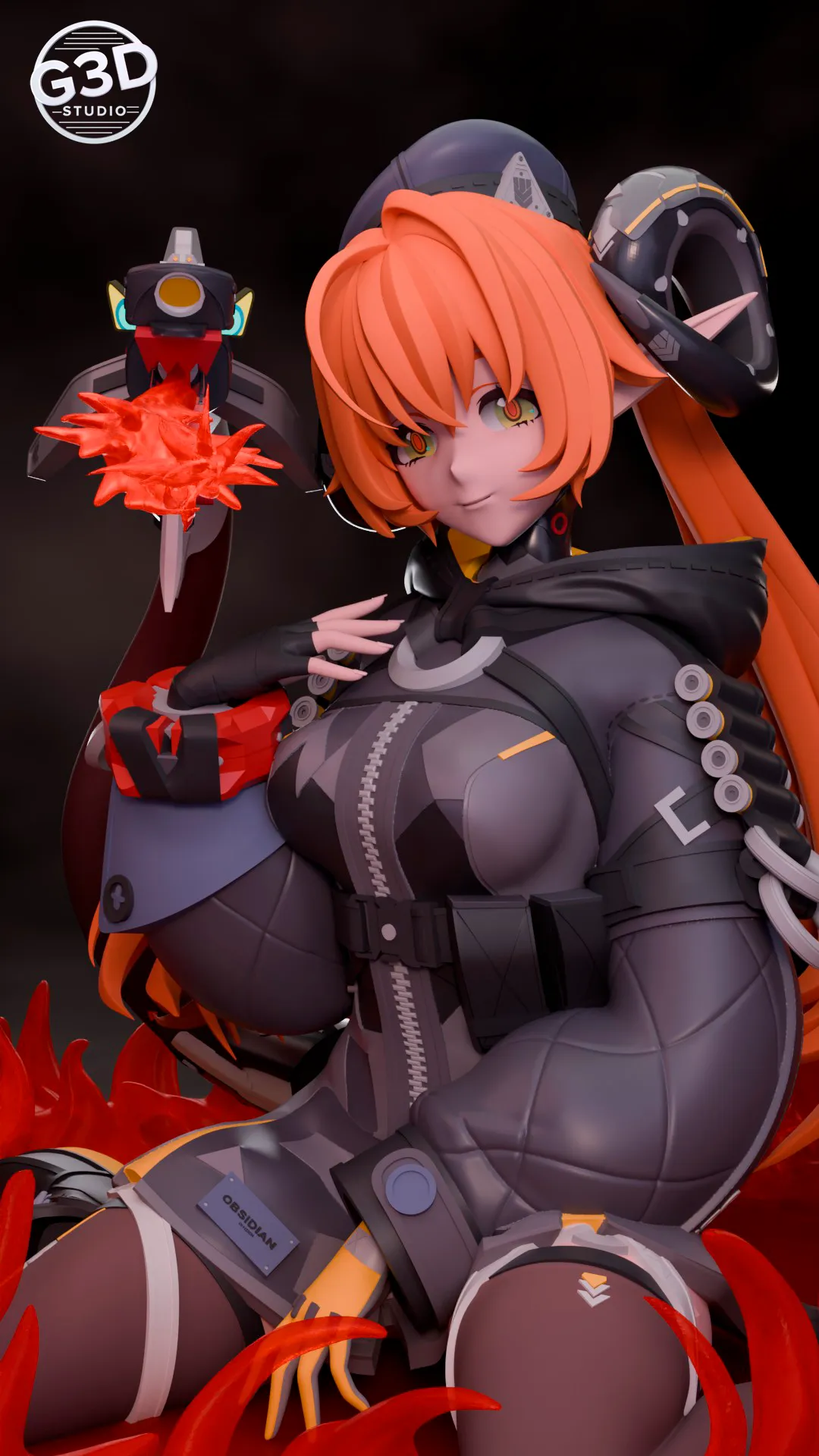 Orphie Magnusson Zenless Zone Zero 3D Print Model .c4d .max .obj .3ds .fbx .stl .blend 