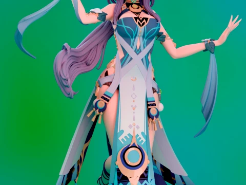 Lauma Genshin Impact 3D Print Model