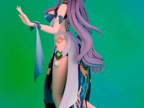 Lauma Genshin Impact 3D Print Model