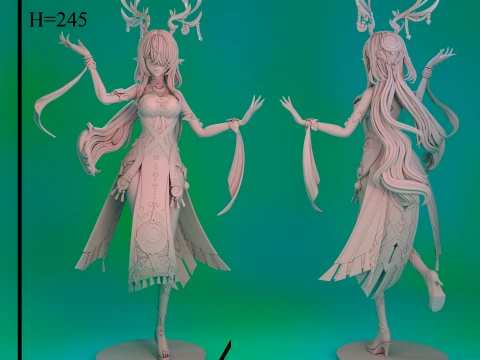 Lauma Genshin Impact 3D Print Model