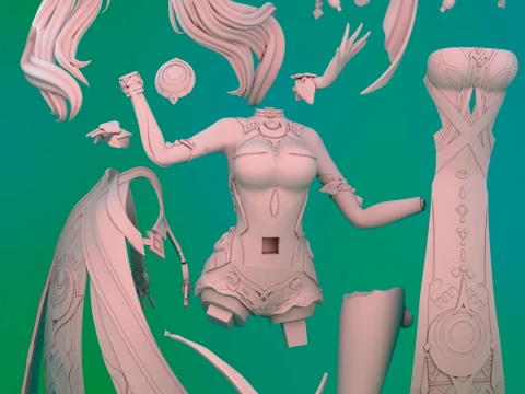 Lauma Genshin Impact 3D Print Model