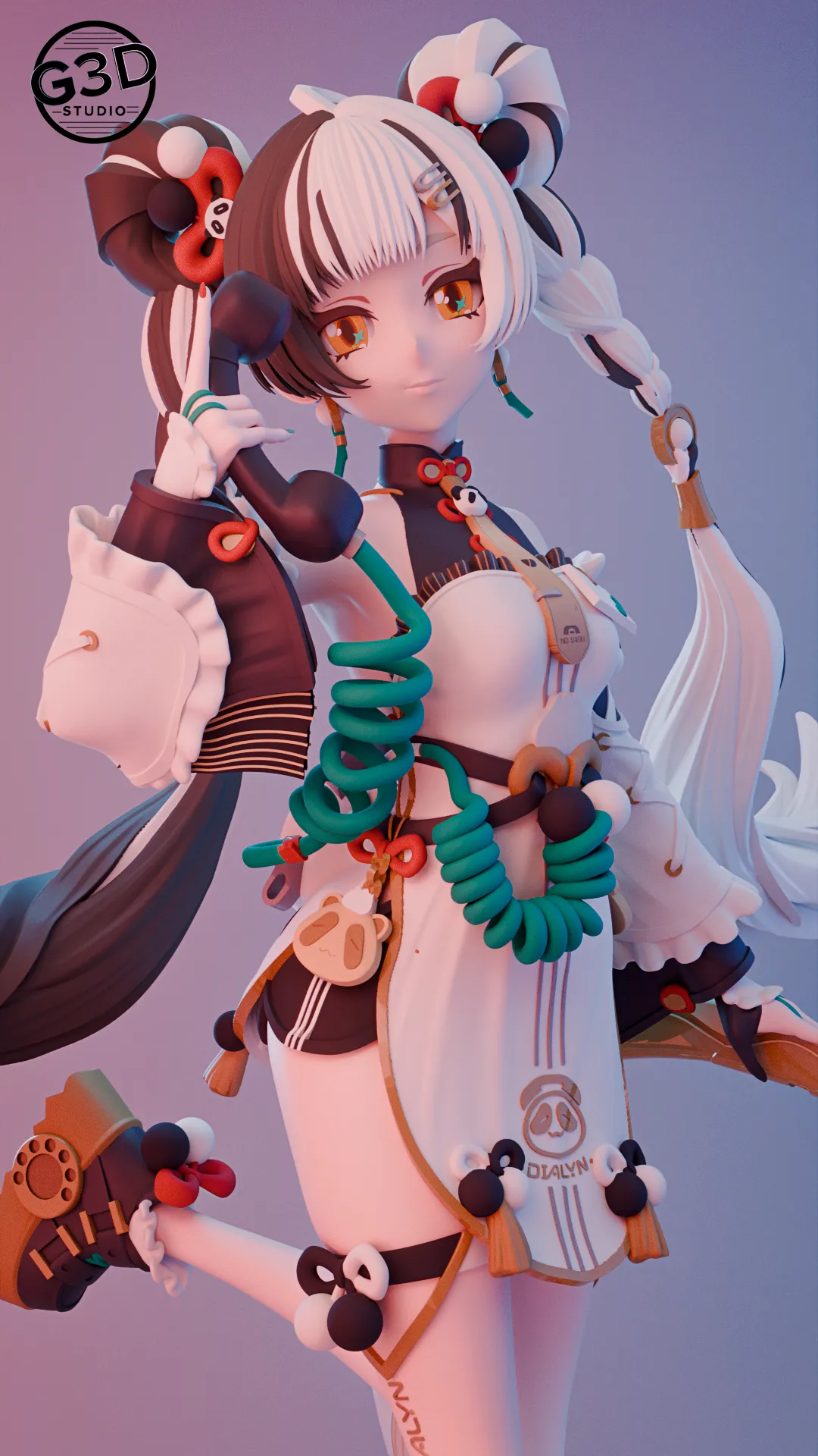 Dialyn Zenless Zone Zero 3D Print Model .c4d .max .obj .3ds .fbx .stl .blend 