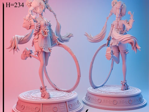 Dialyn Zenless Zone Zero 3D Print Model