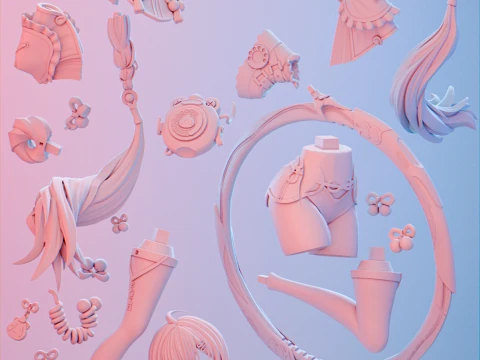 Dialyn Zenless Zone Zero 3D Print Model